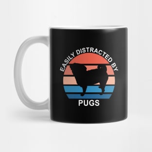 Easily Distracted By Pugs Mug